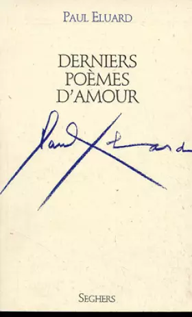 Couverture du produit · Derniers poèmes d'amour