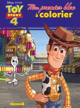 Couverture du produit · Disney Toy Story 4 - Mon premier bloc à colorier