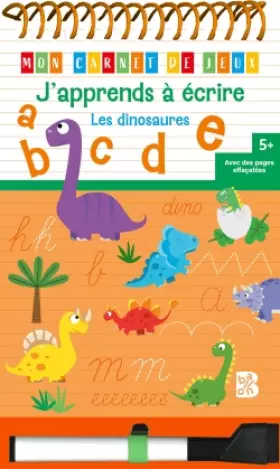 Couverture du produit · J'apprends à écrire avec les dinosaures: Avec 1 stylo effaçable