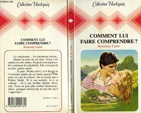 Couverture du produit · Comment lui faire comprendre ?