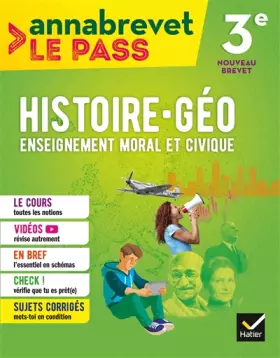 Couverture du produit · Annabrevet Le Pass - Histoire-géographie EMC 3e