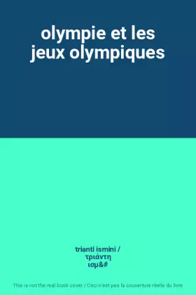 Couverture du produit · olympie et les jeux olympiques