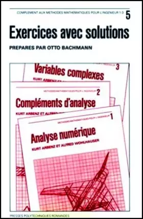Couverture du produit · Exercices avec solutions