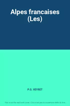 Couverture du produit · Alpes francaises (Les)