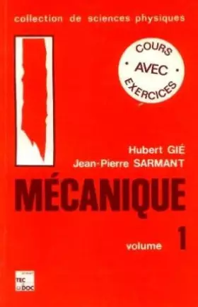 Mécanique t1 - Gie Sarmant