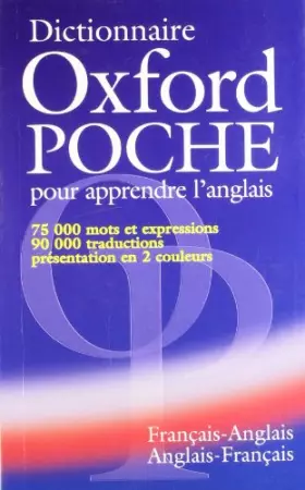 Couverture du produit · Dictionnaire Oxford poche pour apprendre l'anglais. : Français-anglais, anglais-français
