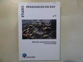 Couverture du produit · Mémento de pisciculture d'étang