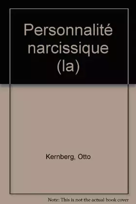 Couverture du produit · La personnalité narcissique