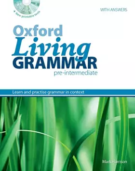 Couverture du produit · Oxford Living Grammar Pre-Intermediate Student's Book Pack