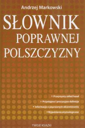 Couverture du produit · Slownik poprawnej polszczyzny