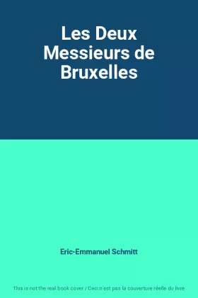 Couverture du produit · Les Deux Messieurs de Bruxelles