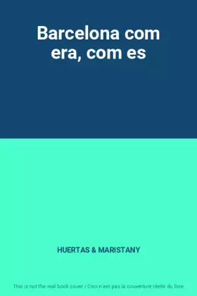 Couverture du produit · Barcelona com era, com es