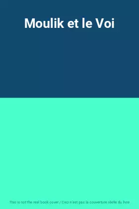 Couverture du produit · Moulik et le Voi