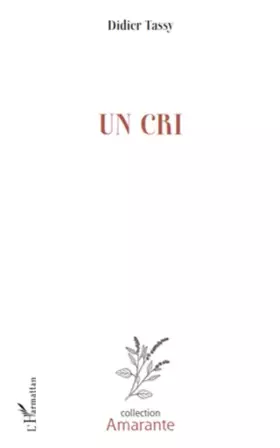Couverture du produit · Un cri