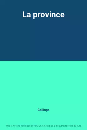 Couverture du produit · La province