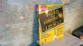 Couverture du produit · Word pour Windows 95 pour les nuls