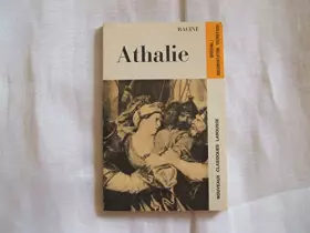 Couverture du produit · NOUVEAUX CLASSIQUES LAROUSSE//FELIX GUIRAND//ATHALIE//1970