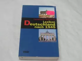 Couverture du produit · Lexikon Deutschland nach 1945