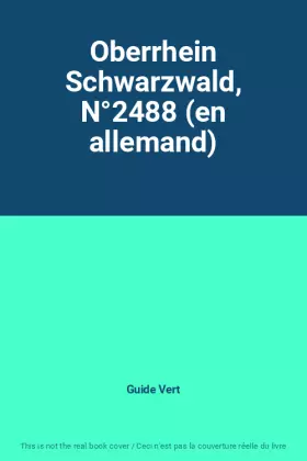 Couverture du produit · Oberrhein Schwarzwald, N°2488 (en allemand)