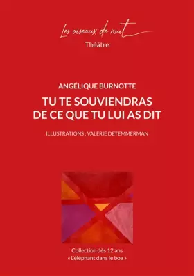 Couverture du produit · Tu te souviendras de ce que tu lui as dit