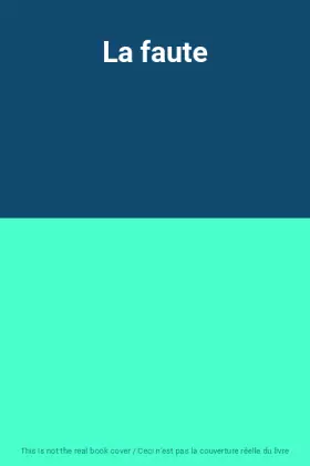Couverture du produit · La faute