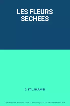 Couverture du produit · LES FLEURS SECHEES