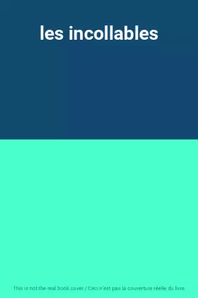 Couverture du produit · les incollables