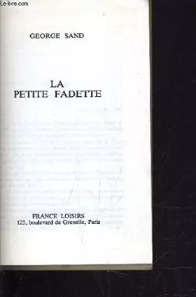 Couverture du produit · La petite Fadette (La Galaxie) (French Edition)