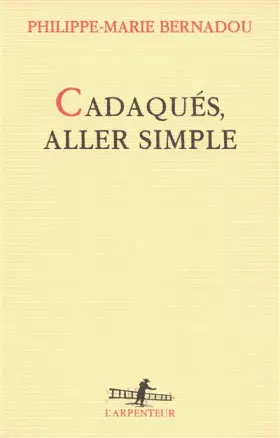 Couverture du produit · Cadaqués, aller simple