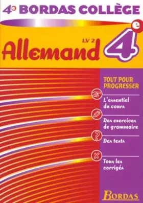 Couverture du produit · B. COLL. ALLEMAND 4E LV2 (Ancienne Edition)