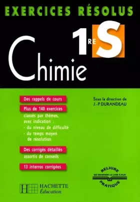 Couverture du produit · Exercices résolus : Chimie, 1ère S