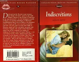 Couverture du produit · Indiscrétions (Collection Rouge passion)