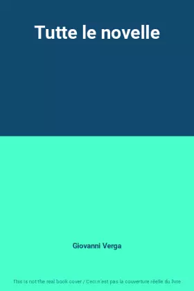 Couverture du produit · Tutte le novelle