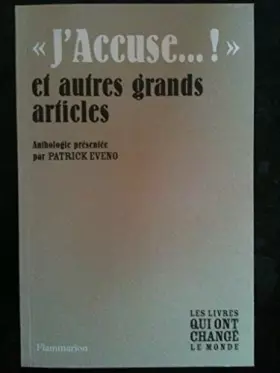 Couverture du produit · "J'accuse...!" et autres grands articles