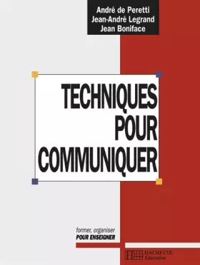 Couverture du produit · Techniques pour communiquer