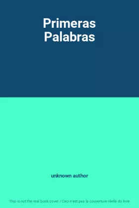 Couverture du produit · Primeras Palabras