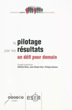 Couverture du produit · Le pilotage par les résultats: Un défi pour demain