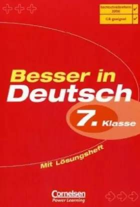 Couverture du produit · Besser in Deutsch. Sekundarstufe I / 7. Schuljahr - Übungsbuch mit separatem Lösungsheft (20 S.)