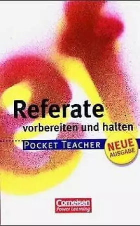 Couverture du produit · Pocket Teacher - Sekundarstufe I / Referate: Vorbereiten und halten