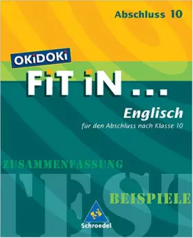 Couverture du produit · OKiDOKi FiT iN... / OKiDOKi FiT iN ...: FiT iN Englisch für den Abschluss nach Klasse 10