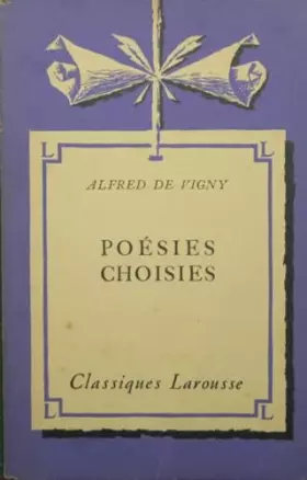 Couverture du produit · Poésies Choisies