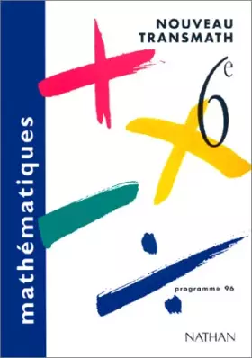 Couverture du produit · Mathématiques 6°. Nouveau programme