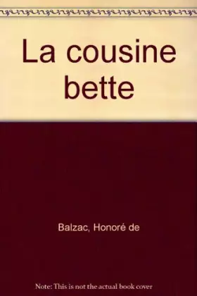 Couverture du produit · La Cousine Bette