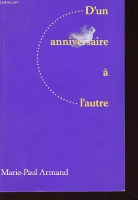 Couverture du produit · D'un anniversaire a l'autre.