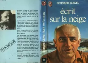 Couverture du produit · Ecrit sur la neige
