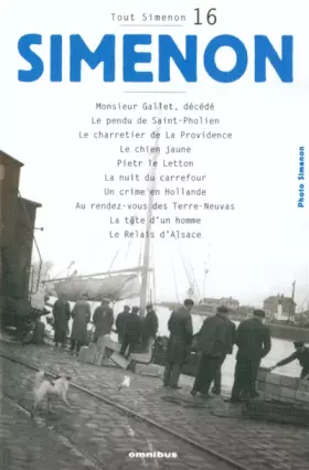 Couverture du produit · Tout Simenon, tome 16