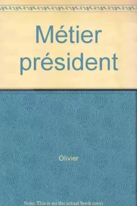 Couverture du produit · Métier président