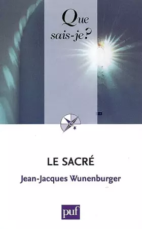 Couverture du produit · Le sacré