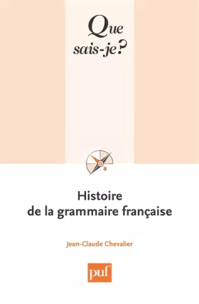 Couverture du produit · Histoire de la grammaire française
