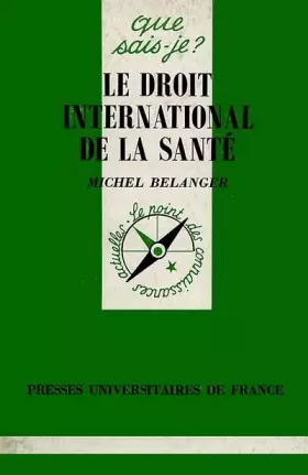 Couverture du produit · Le droit international de la santé